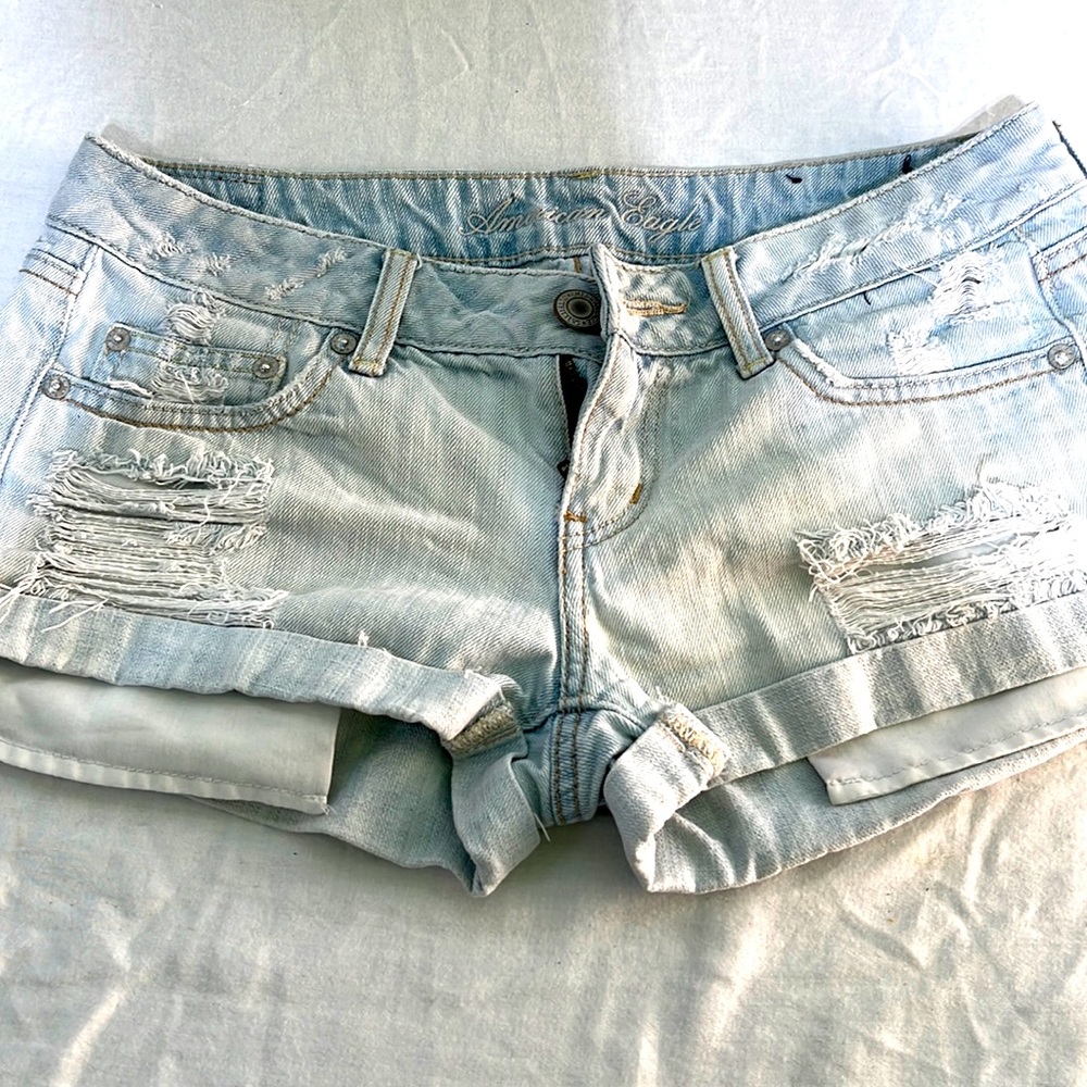 American Eagle jean shorts size 4